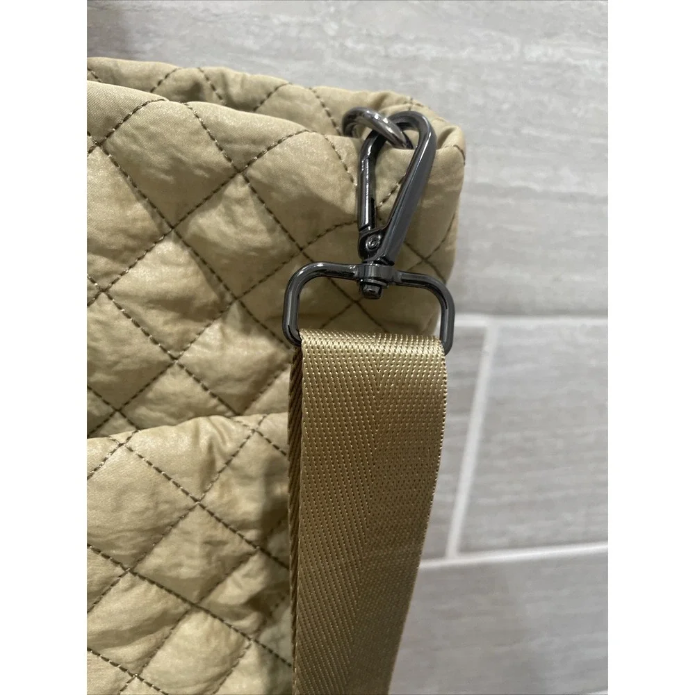 Hsitandy‎ Beige Waterproof quilted tote bag NEW